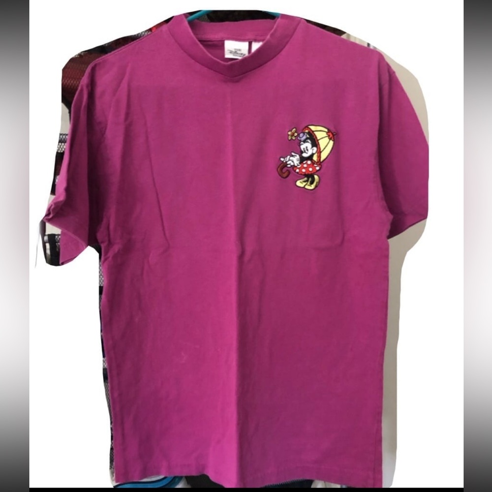 1990s Vintage Disney Minnie Mouse embroidered shirt size M